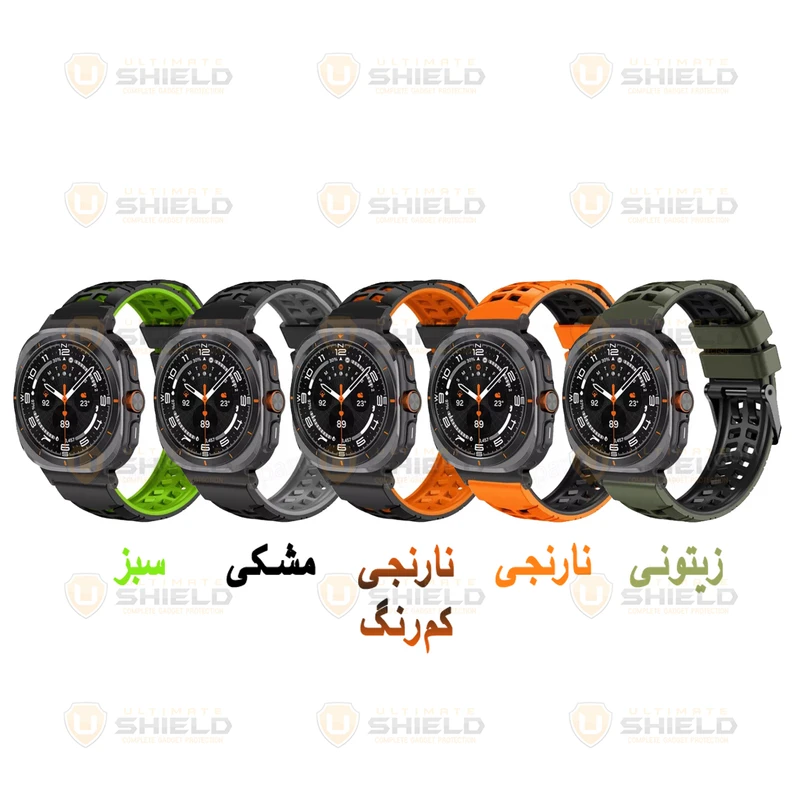 بند آلتیمیت شیلد مدل Rebbit BL مناسب برای ساعت هوشمند سامسونگ Galaxy Watch 7 Ultra 47mm