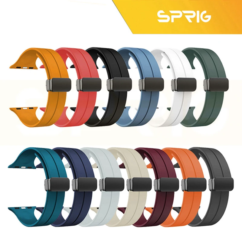 بند اسپریگ مدل Magnetic Silicon مناسب برای ساعت هوشمند T1000 Ultra