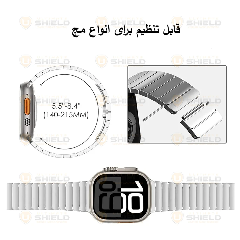 بند آلتیمیت شیلد مدل Butterfly Link UL مناسب برای اپل واچ سری 10 46 میلی متری