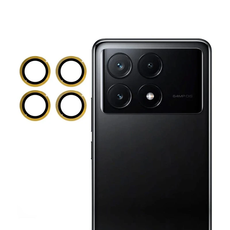 محافظ لنز دوربین رینگی ام‌گلس مدل Ring Protector مناسب برای گوشی موبایل شیائومی Poco F6 Pro