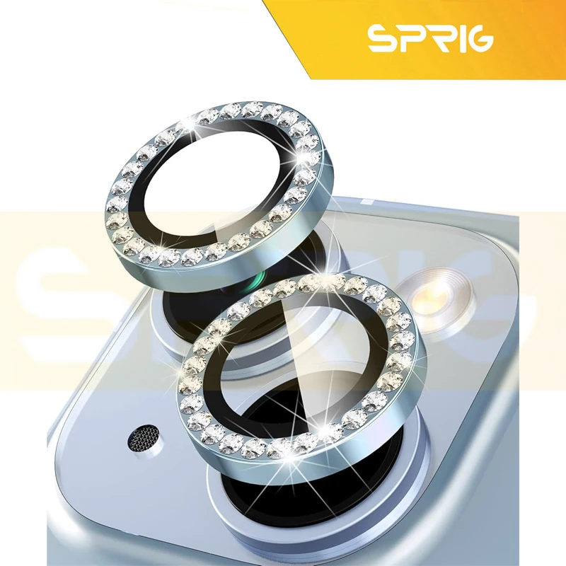 محافظ لنز دوربین اسپریگ مدل Ring Metal Shine مناسب برای گوشی موبایل اپل Iphone 12