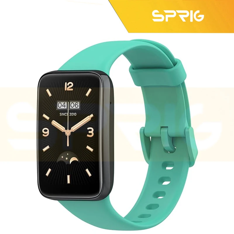بند اسپریگ مدل SGK Silic Guard مناسب برای ساعت هوشمند شیائومی Mi band 7 pro به همراه کاور