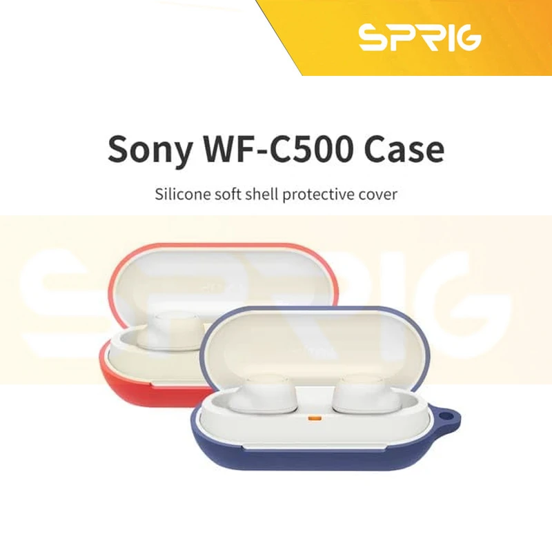 کاور اسپریگ مدل Silicone-SP مناسب برای کیس هدفون بی سیم سونی WF-C500