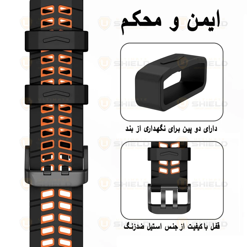 بند آلتیمیت شیلد مدل Rebbit BL مناسب برای ساعت هوشمند سامسونگ Galaxy Watch 7 Ultra 47mm
