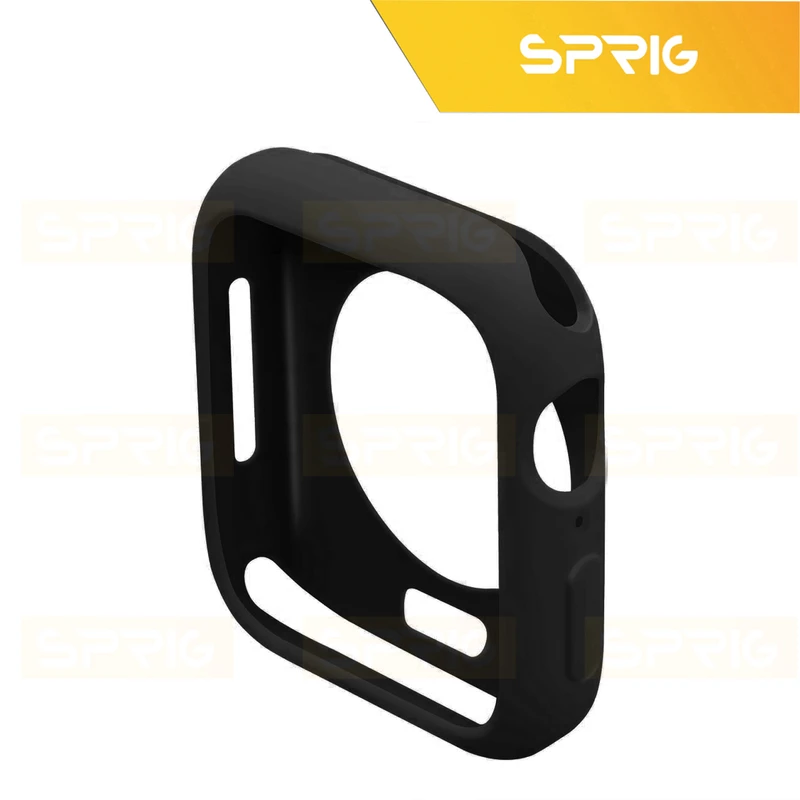 بند اسپریگ مدل Spig Protection مناسب برای اپل واچ سری 4/5/6/Se سایز 44 میلی متری به همراه کاور