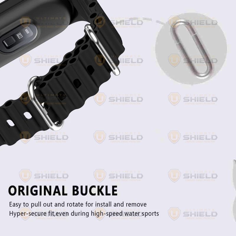 بند آلتیمیت شیلد مدل Ocean UL مناسب برای ساعت هوشمند شیائومی Mi band 4/5/6