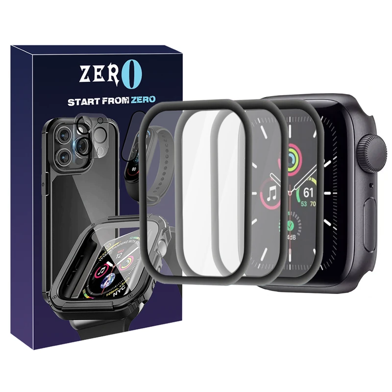 محافظ صفحه نمایش زیرو مدل Film Protector ZR مناسب برای اپل واچ 38 میلی متری بسته سه عددی