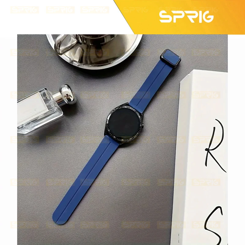 بند اسپریگ مدل SGK Magnetic Silicon TW مناسب برای ساعت هوشمند شیائومی S1 / S1 Active / S2 / Mi Watch XMWTCL02 / Mi Watch Color 2 / Mi Watch Color