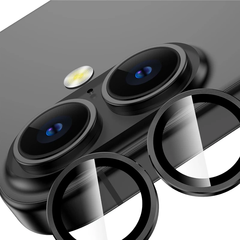 محافظ لنز دوربین هارد اند تیک مدل Ring Metal HT مناسب برای گوشی موبایل اپل iPhone 16 / 16 Plus