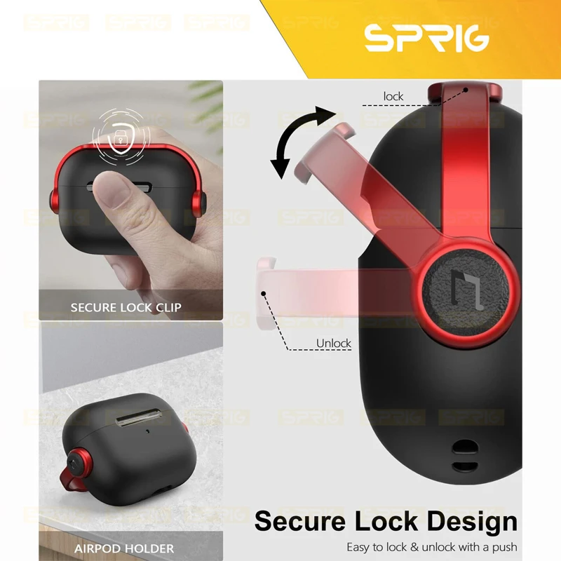 کاور اسپریگ مدل Stand Head EG مناسب برای کیس اپل Airpod Pro 2
