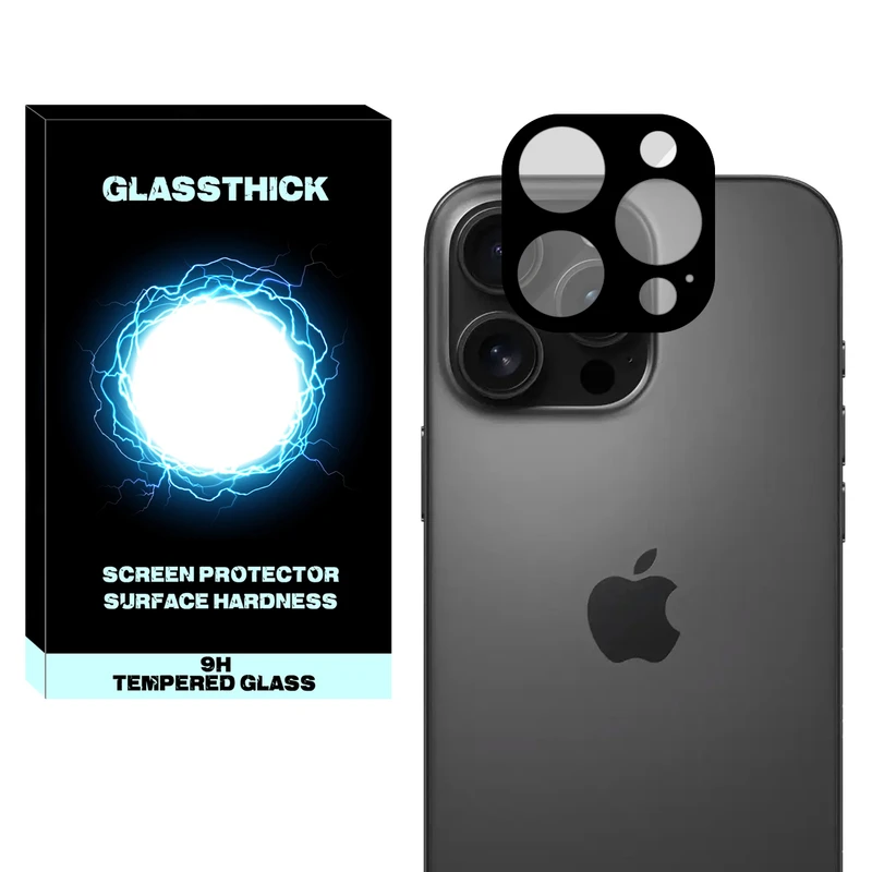 محافظ لنز دوربین گلستیک مدل Noir Glass GL مناسب برای گوشی موبایل اپل iPhone 16 Pro / 16 Pro Max