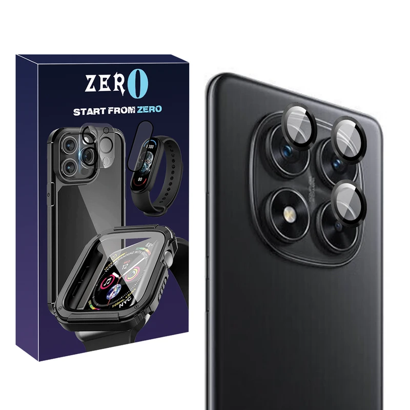 محافظ لنز دوربین زیرو مدل Ring Metal ZR مناسب برای گوشی موبایل شیائومی Note 14 Pro