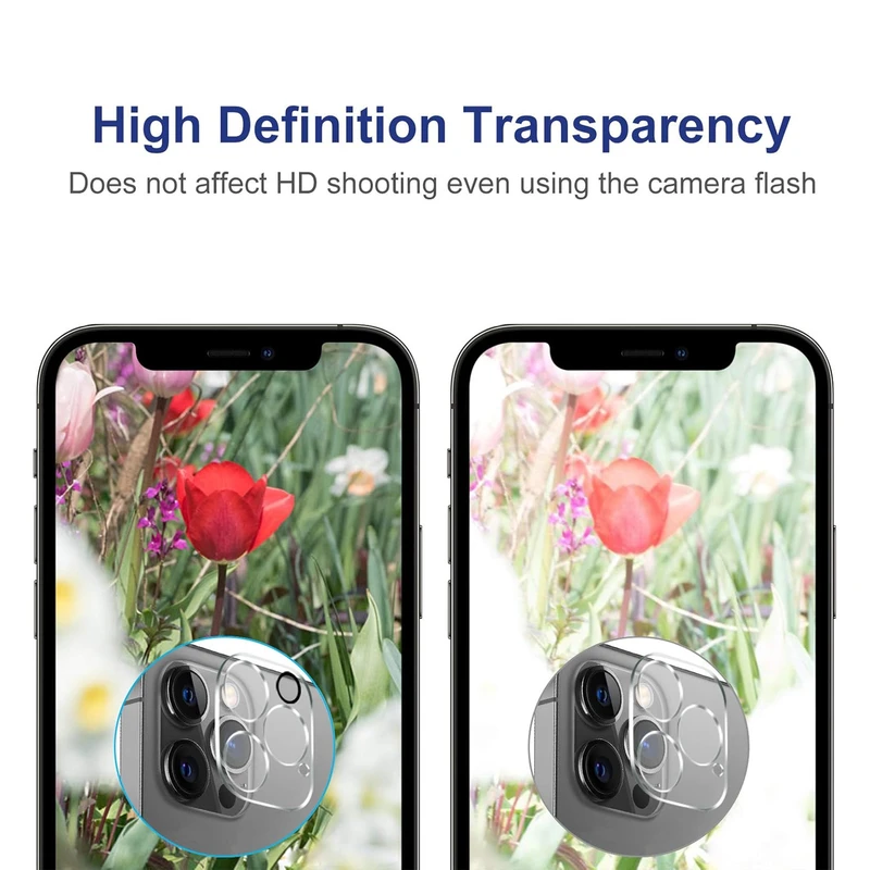 محافظ لنز دوربین زیرو مدل Glass 3D ZR مناسب برای گوشی موبایل اپل Iphone 13 Pro / 13 Pro Max
