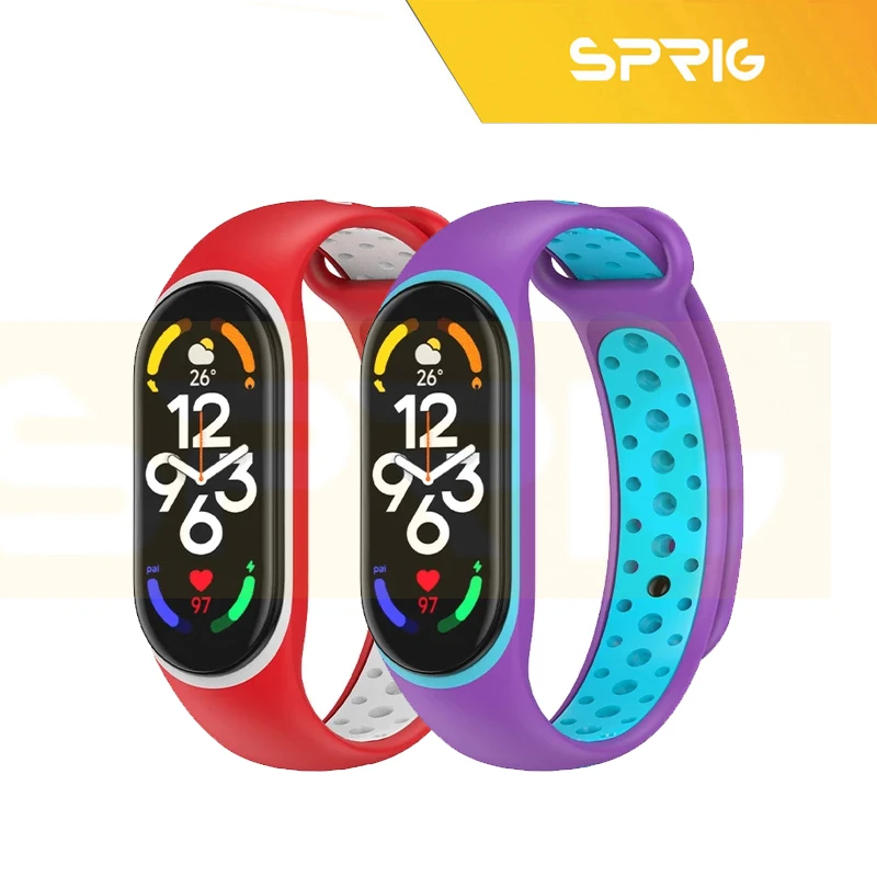 بند اسپریگ مدل NK Special Colors مناسب برای ساعت هوشمند شیائومی Mi band 3/4/5/6/7