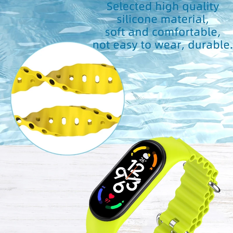 بند سوپرسی مدل Ocean SC مناسب برای ساعت هوشمند شیائومی Mi band 4/5/6