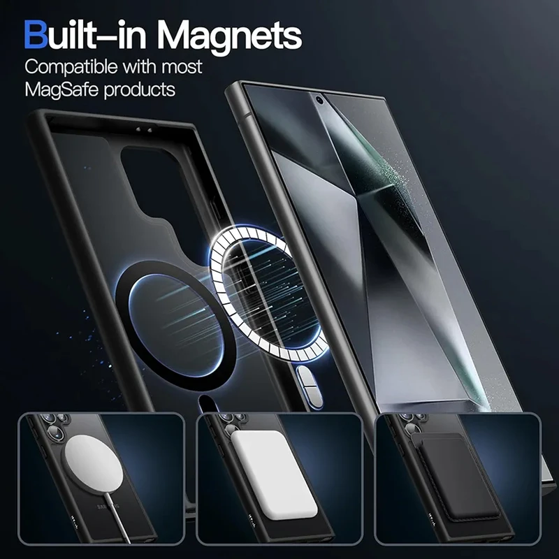 کاور زیرو مدل Magsafe Border ZR مناسب برای گوشی موبایل سامسونگ Galaxy S24 Ultra