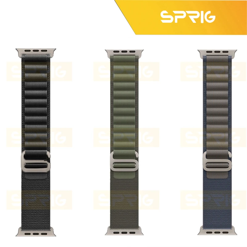 بند اسپریگ مدل Alpine Amizze مناسب برای اپل واچ Series SE 2022 44mm / SE 2021 44mm / Series 5 44mm / Series 6 44mm / SE 44mm به همراه کاور