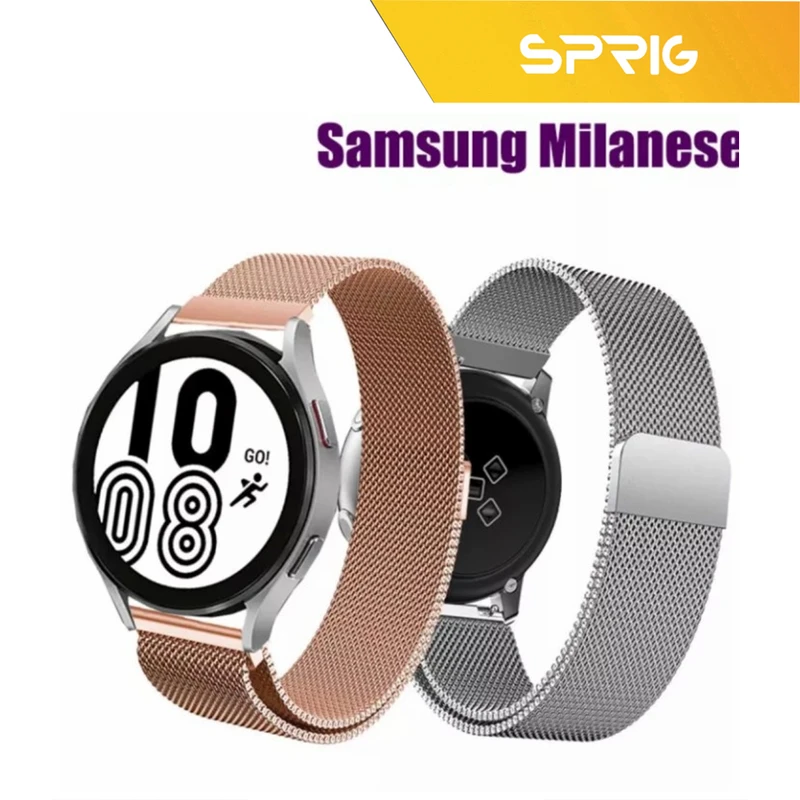 بند اسپریگ مدل Milanese مناسب برای ساعت هوشمند میبرو 20 میلی متری Lite / Color / C2 / Air
