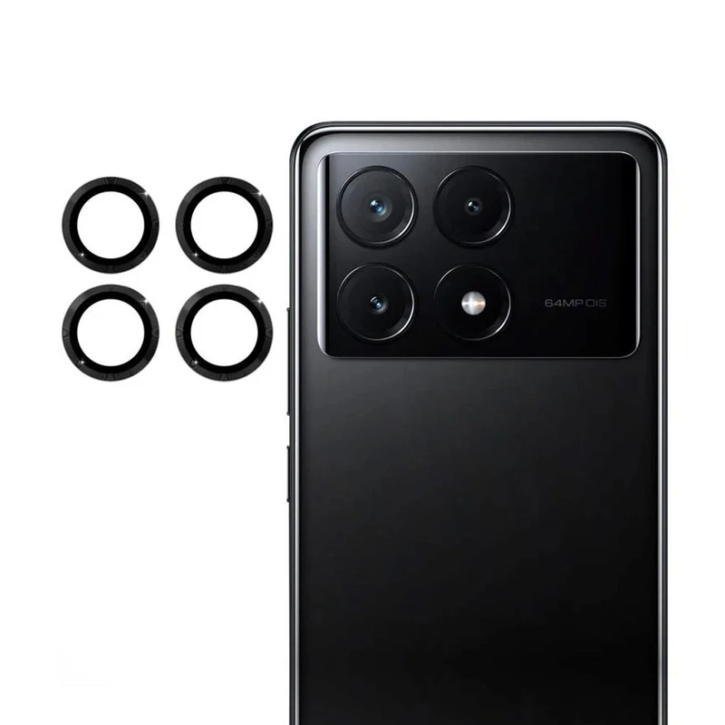 محافظ لنز دوربین رینگی ام‌گلس مدل Ring Protector مناسب برای گوشی موبایل شیائومی Poco F6 Pro