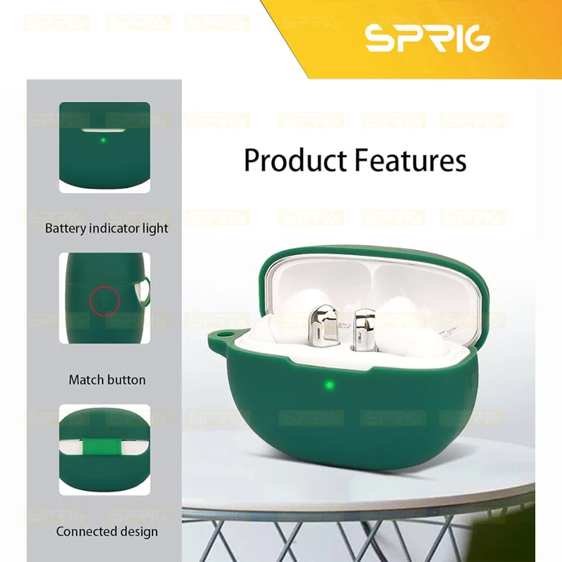 کاور اسپریگ مدل Silicon-SP مناسب برای کیس هدفون بی سیم هایلو W1 Anc