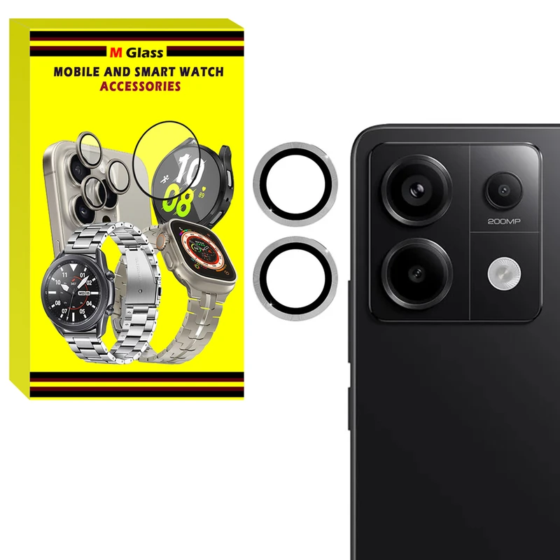 محافظ لنز دوربین رینگی ام‌گلس مدل Ring Protector مناسب برای گوشی موبایل شیائومی Redmi Note 13 Pro 5G
