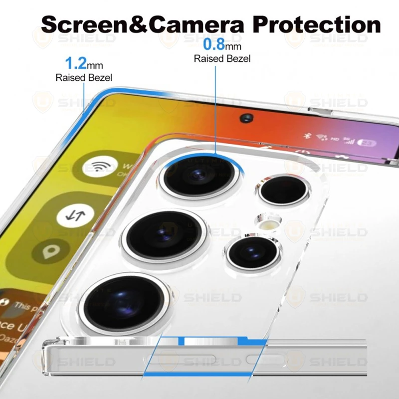 کاور آلتیمیت شیلد مدل Transparent مناسب برای گوشی موبایل سامسونگ Galaxy S25 Ultra
