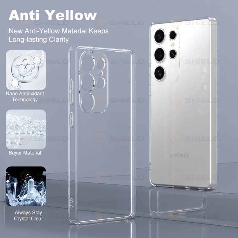 کاور آلتیمیت شیلد مدل Transparent مناسب برای گوشی موبایل سامسونگ Galaxy S25 Ultra