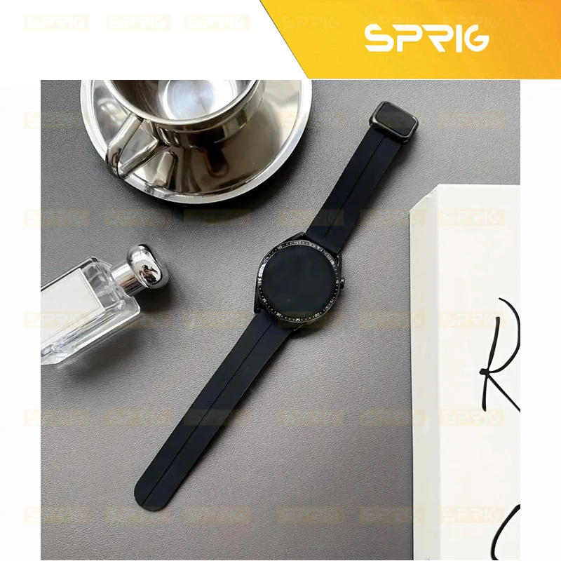 بند اسپریگ مدل SGK Magnetic Silicon TW مناسب برای ساعت هوشمند کیو سی وای GTC / GTS / GS / GT