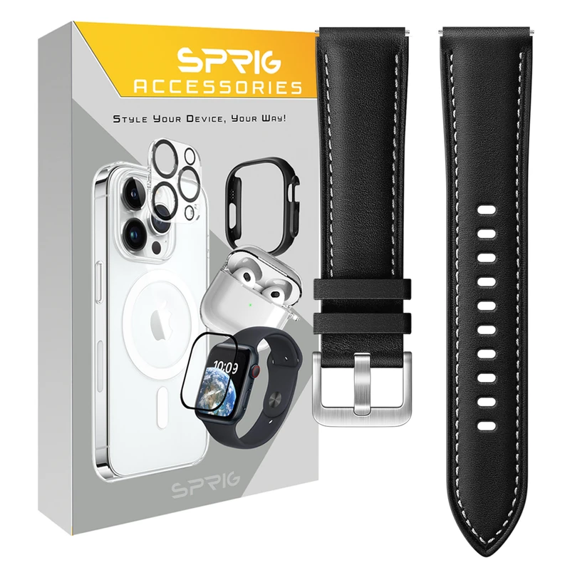 بند اسپریگ مدل SMP Leather TW مناسب برای ساعت هوشمند ناتینگ CMF Watch Pro / CMF Watch pro 2