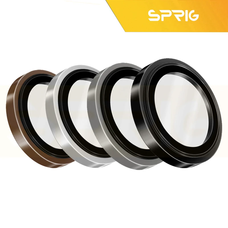 محافظ لنز دوربین اسپریگ مدل Ring metal-Super High quality مناسب برای گوشی موبایل اپل Iphone 16 Pro / 16 Pro max