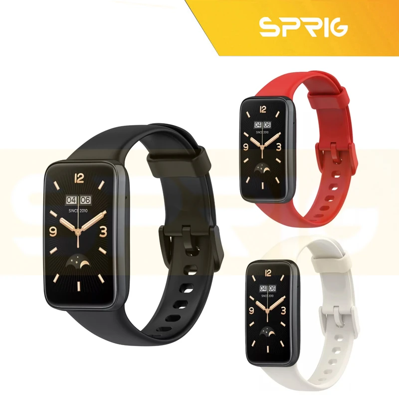 بند اسپریگ مدل SGK Silic Guard مناسب برای ساعت هوشمند شیائومی Mi band 7 pro به همراه کاور
