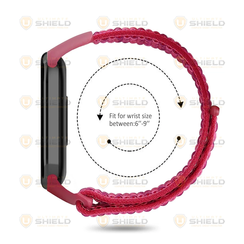 بند آلتیمیت شیلد مدل Nylon Stick مناسب برای ساعت هوشمند شیائومی Mi band 9