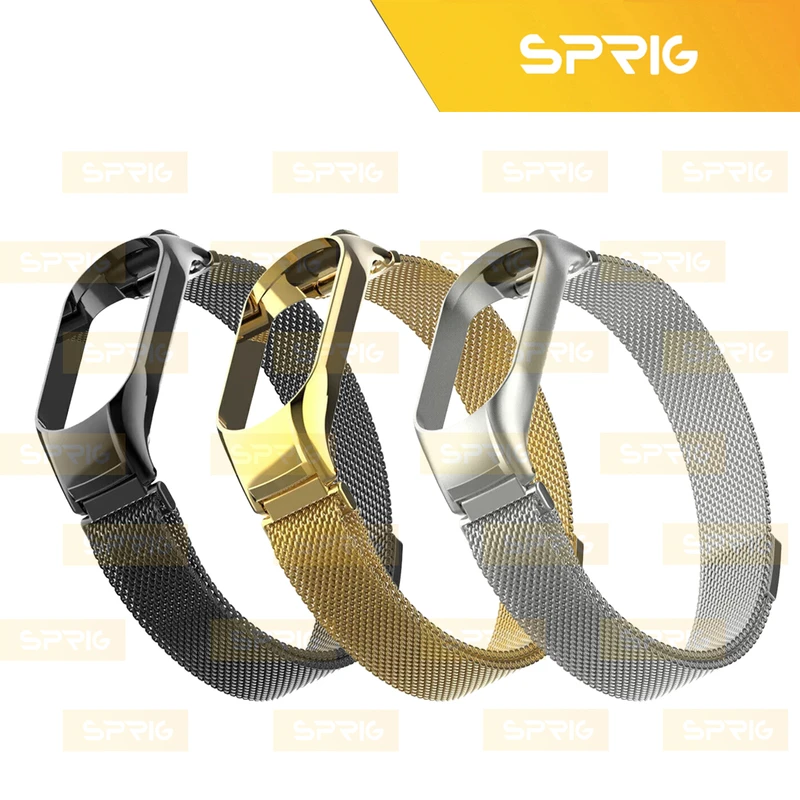 بند اسپریگ مدل Milanese MI مناسب برای ساعت هوشمند شیائومی Mi Band 7