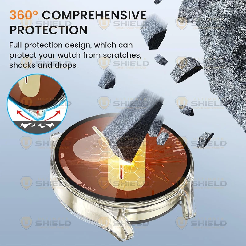 کاور آلتیمیت شیلد مدل Soft TPU UL مناسب برای ساعت هوشمند سامسونگ Galaxy Watch 7 40mm