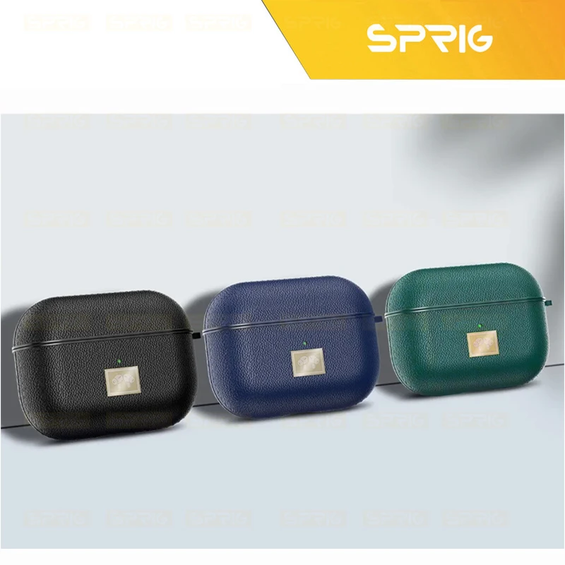 کاور اسپریگ مدل Leather EG مناسب برای کیس اپل Airpod Pro 2