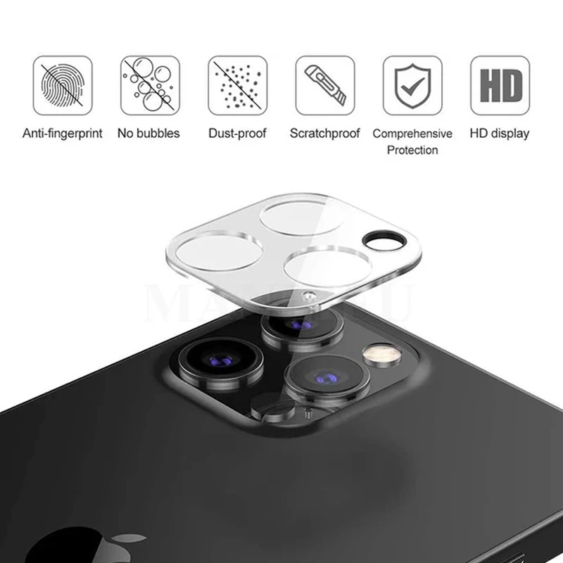 محافظ لنز دوربین زیرو مدل Glass 3D ZR مناسب برای گوشی موبایل اپل Iphone 12 Pro
