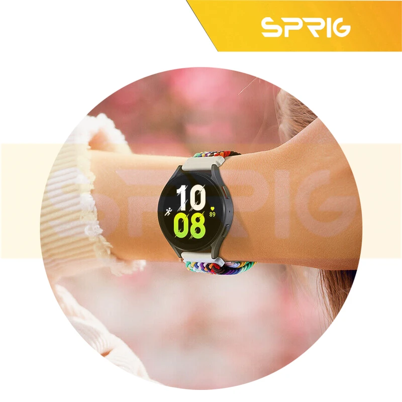 بند اسپریگ مدل Magnetic Braided مناسب برای ساعت هوشمند سامسونگ Galaxy Watch 6 Classic 47mm