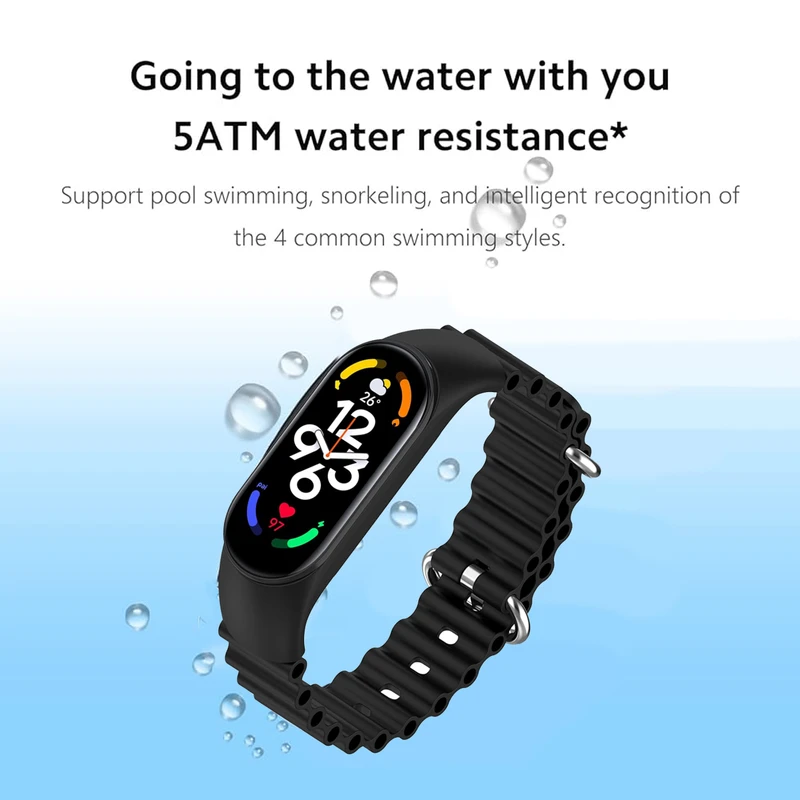 بند زیرو مدل Ocean ZR مناسب برای ساعت هوشمند شیائومی Mi band 3/4/5/6/7