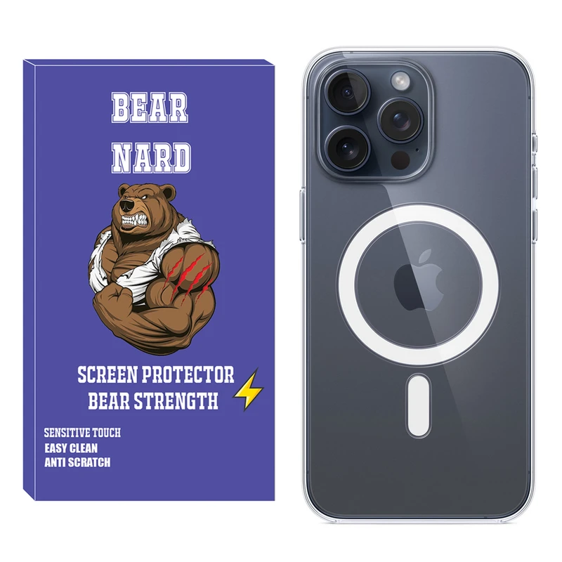 کاور برنارد مدل Clear Magsafe BR مناسب برای گوشی موبایل اپل iPhone 16 Pro Max