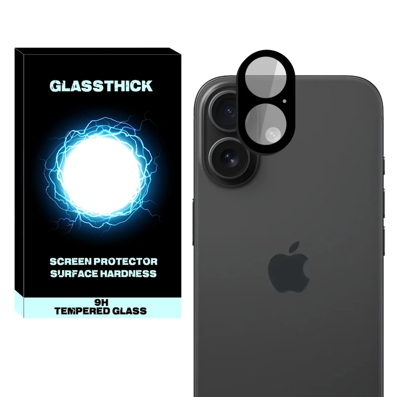 محافظ لنز دوربین گلستیک مدل Noir Glass GL مناسب برای گوشی موبایل اپل iPhone 16 / 16 Plus