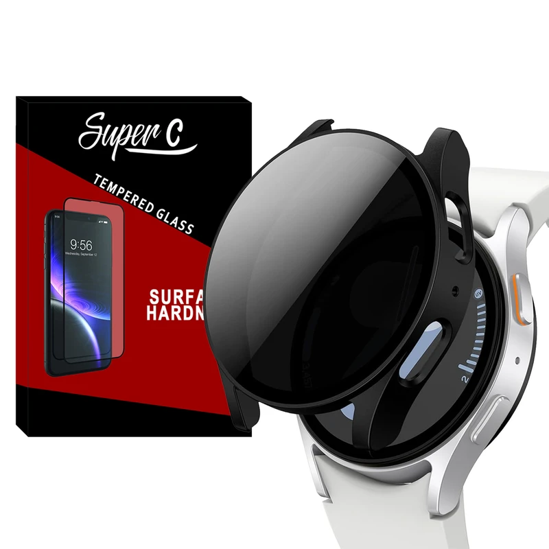 کاور سوپرسی مدل Privacy SC مناسب برای ساعت هوشمند سامسونگ Galaxy Watch 7 44mm