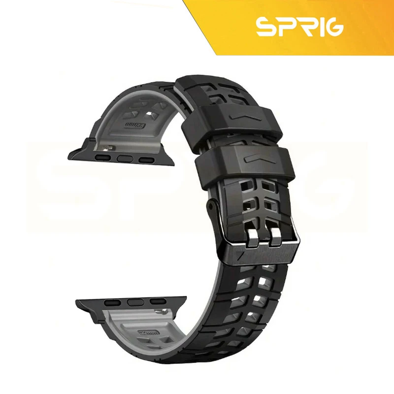 بند اسپریگ مدل Rebit Silicone مناسب برای ساعت هوشمند اپل سری Se/1/2/3/4/5/6/7/8/9 سایز 42/44/45 میلی متری