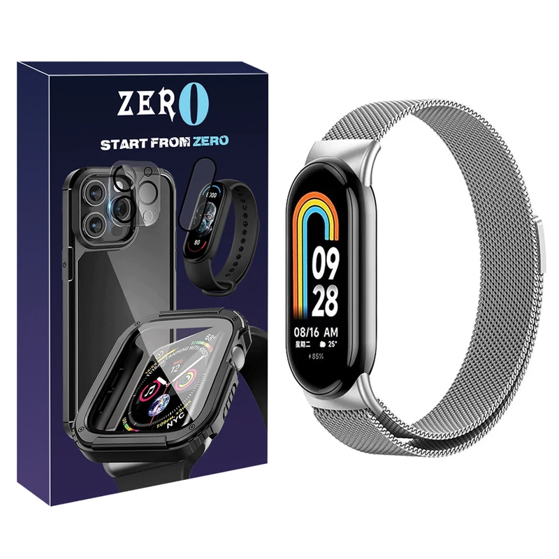 بند زیرو مدل Milanese ZR مناسب برای ساعت هوشمند شیائومی Mi Band 9