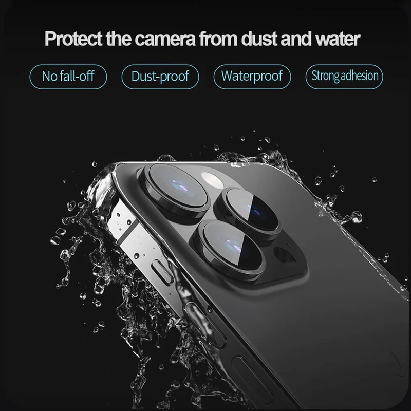 محافظ لنز دوربین گلستیک مدل Ring Metal GL مناسب برای گوشی موبایل اپل iPhone 16 Pro / 16 Pro Max