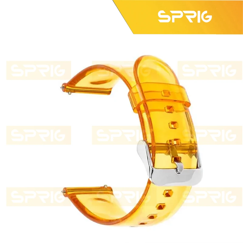 بند اسپریگ مدل Clear Silicone TW مناسب برای ساعت هوشمند هایلو GS / GST / GST Lite / LS02 Pro / Solar LS05 / Solar Plus RT3 / Solar Lite / RT2 / RS3 / RT LS05s