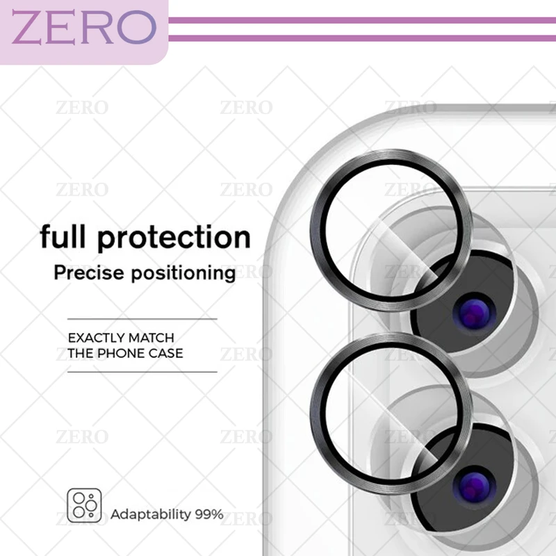 محافظ لنز دوربین زیرو مدل Ring-Metal-ZR مناسب برای گوشی موبایل شیائومی Redmi Note 13 pro plus