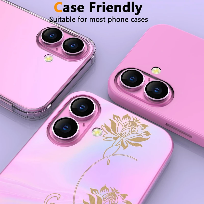 محافظ لنز دوربین زیرو مدل Ring Metal ZR مناسب برای گوشی موبایل اپل iPhone 16 / 16 Plus