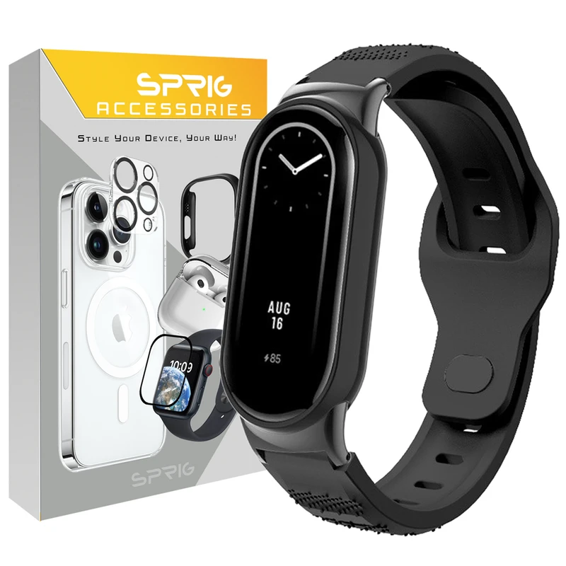 بند اسپریگ مدل Spig Sport مناسب برای ساعت هوشمند شیائومی Mi band 8/9