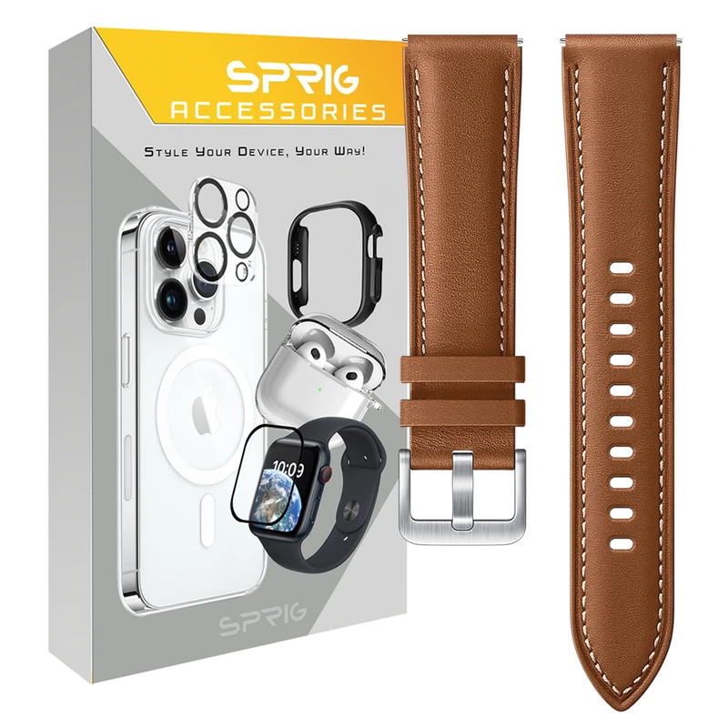 بند اسپریگ مدل SMP Leather TW مناسب برای ساعت هوشمند سامسونگ Galaxy Gear S3 / Watch 3 45mm / Watch 46mm / S3 Frontier / S3 Classic Gear 2 R380