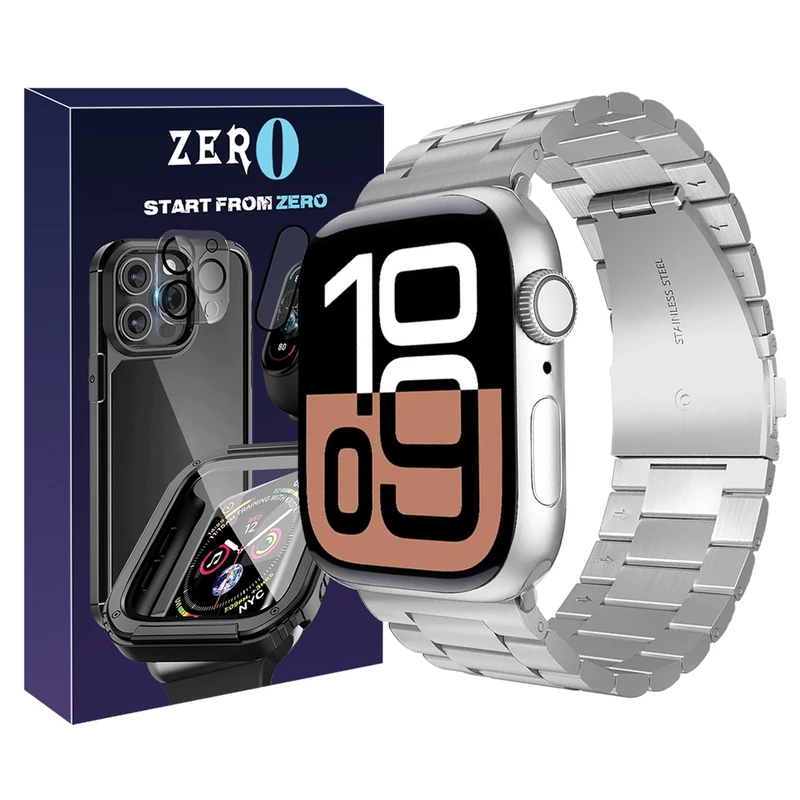 بند زیرو مدل 3Bead ZR مناسب برای اپل واچ سری 10 سایز 42 میلی متری
